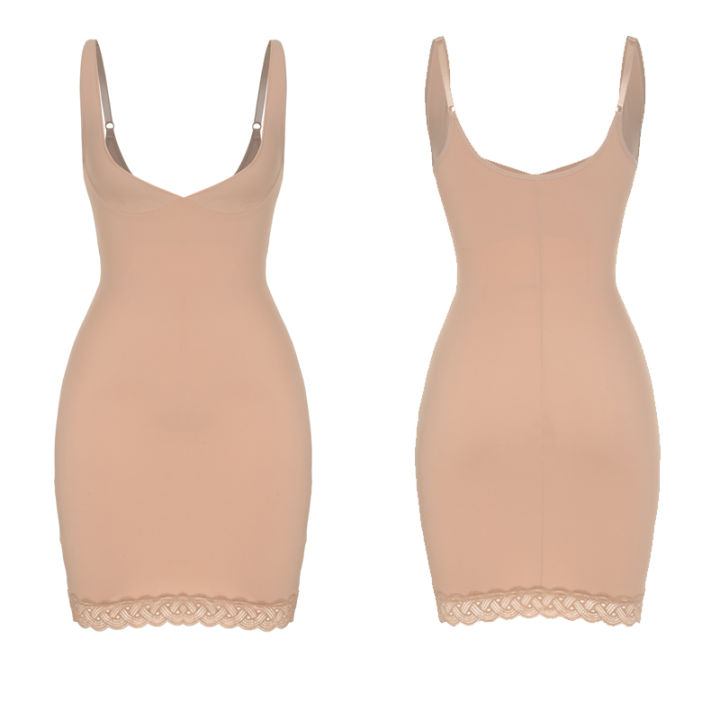 Shapewear%20Slip%20Dress%20for%20Women%20Tummy%20Control%20Camisole%20Full%20Slip%20Under%20Dress%20with%20Lace%20Seamless%20Slimming%20Body%20Shaper%20Long%20Cami%20-%20Image%206