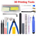 Multiple models 3D Printer Tool Kit Trimming Knife Scraper Cleaning Needle Tweezers Pliers Deburring Kit DIY 3D Printing Tools.