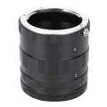 Macro Extension Adapter Tube Professional Metal Black Photography Close-Up Lens Ring for Sony E Mount Mirrorless Camera. 