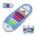 16Pcs/Lot Silicone Shoelaces Round Elastic Shoe Laces Special No Tie Shoelace For Men Women Lacing Rubber Zapatillas Lacets Pour. 