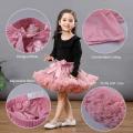 HOT Girls Tutu Skirts Solid Fluffy Tulle Princess Ball Gown Pettiskirt Kids Ballet Party Performance Dress for Children PP001 Shapewear. 