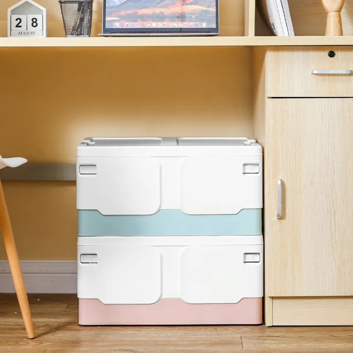 Book%20Storage%20Box%20Household%20Plastic%20Storage%20Box%20Clothes%20Finishing%20Foldable%20Bookcase%20Children's%20Toys%20Storage%20Box%20-%20Image%203