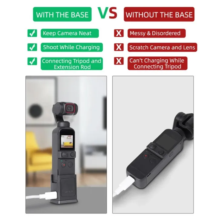 Handheld%20Gimbal%20Camera%20Charging%20Base%20Plastic%20Standard%201/4%20Screw%20Hole%20Mount%20for%20DJI%20POCKET%202/OSMO%20POCKET%20-%20Image%203