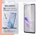 vivo V27 Pro 5G (A+ GRADE) Premium UV Tempered Glass Screen Protector Curved with Liquid Glue and UV Light -Transparent Clear.