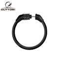 Outtobe Bicycle Lock Bike Lock Cable Anti-Theft Bike Locker Ring Combination Motorcycle Bicycle Lock Mountain Bike Lock Security Bike Lock.