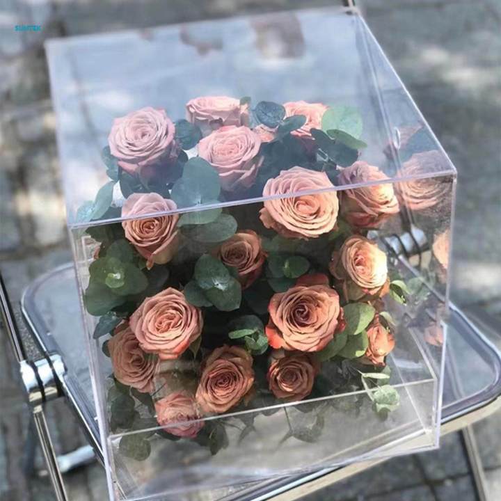 Acrylic%20Flower%20Box%20Wedding%20Keepsake%20Acrylic%20Display%20Case%20for%20Collectibles%20Clear%20Flower%20Bouquet%20Storage%20Box%20Floral%20Box%20Gift%20Box%20-%20Image%208