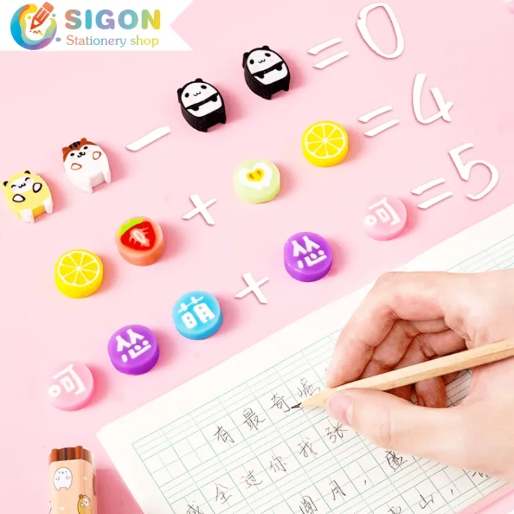 Eraser%20Cartoon%20Cute%20Creative%20Animals%20Children's%20Fruit%20Slices%20School%20Supplies%20Pupils%20Prizes%20Kindergarten%20Gift%20Activity%20-%20Image%205