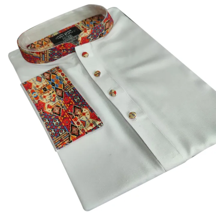 Semi Long combail Panjabi for Men