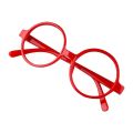 652F Retro Nerd Style Baby Round Glasses Frame No Lenses Candy Color Plastic Mot.