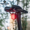 ROCKBROS Smart Brake Tail Light Waterproof Rechargeable MTB Rear Light Ultralight Long Battery Life Bicycle Warning Light Bike Accessories. 