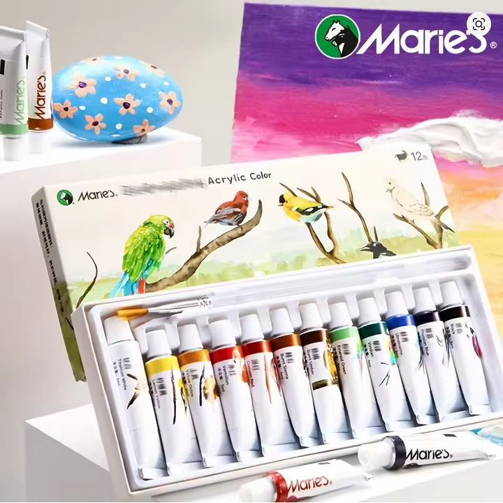 Maries Acrylic Paint 5ml 12 shade