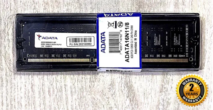 ADATA%20%20DDR3%204GB%201600Mhz%20Desktop%20RAM%20With%2002%20Year%20Warranty%20-%20Image%202