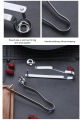 Multifunction Integrated Press Stainless Steel Jujube Nuclear Remover Hawthorn Cherry Kernel Remover Household Kitchen Accessory with Portability.