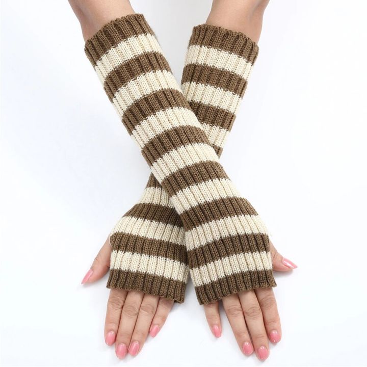 Warm%20Arm%20Warmers%20Women%20Wrist%20Elbow%20Thermal%20Glove%20Hand%20Arm%20Warmers%20Striped%20Knitted%20Woolen%20Elbow%20Mittens%20Cosplay%20Arm%20Sleeves%20-%20Image%207