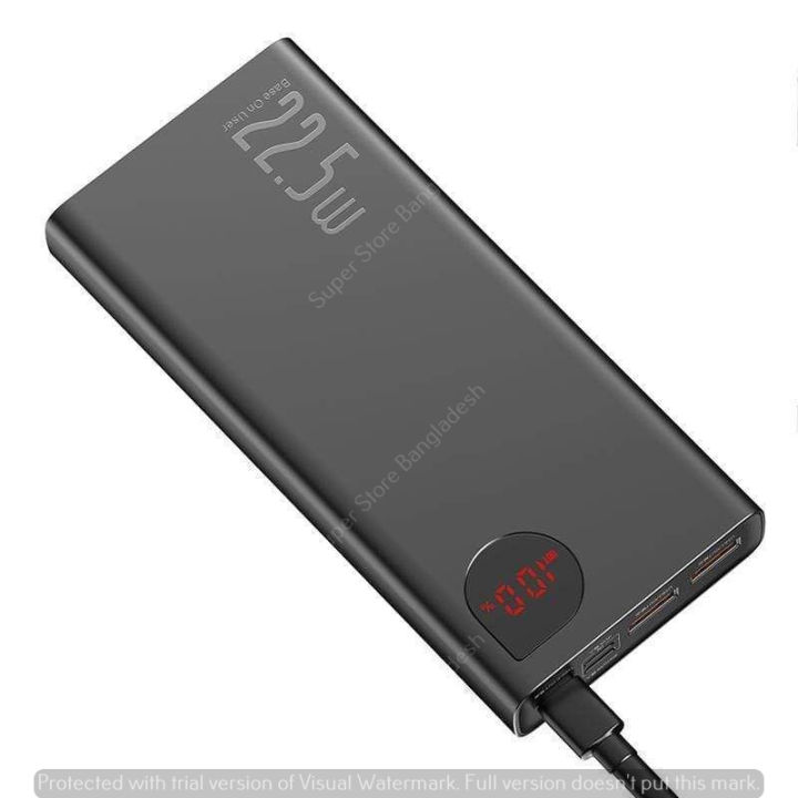Baseus%2020000Mah%20adaman%2022.5w%2020000mah%20Metal%20Body%20Quick%20charge%20Power%20Bank%20Digital%20Display%20with%206%20months%20unofficial%20Warranty%20-%20Image%203