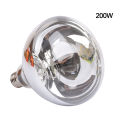 Poultry 220V Heating Lamp Bulb Thermal Preservation Heat Infrared Ray for Reptile Amphibian Pet Livestock 100/200W. 