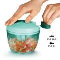 Handy Mini Plastic Chopper with 3 Blades. 