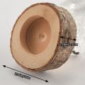 12Pcs Wooden Candle Holder,for Wedding Party for Table, Home Decor.