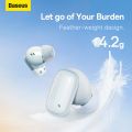 Baseus AirNora 2 Wireless Bluetooth Earphone Active Noise Cancellation Earbuds Lightweight Design With Mirror App Support. 