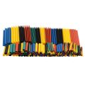 Assorted Flame Retardant Polyolefin Heat Shrink Tube Insulated Shrinkable Wrap Wire Cable Sleeve Tubing Cover Set Kit.