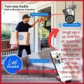 WIFI/LAN DUAL LANCE OUTDOOR CAMERA V10 4MP V380PRO IP CCTV SMART CAMERA 160 Degree Ultawide| WATERPROOF AUTO TRACKING PTZ CMOS SENSOR| CLEAR NIGHT VISION FULL COLOR HD AND MOTION DETECTOR.