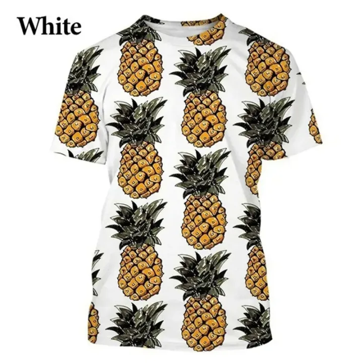 Fruit%203D%20printed%20T%20shirt%20fashion%20orange%20pineapple%20Men's%20Women's%20T-shirt%20hip-hop%20casual%20short-sleeved%20tshirt%20tees%20tops%20apparel%20-%20Image%204