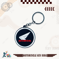 HONDA PVC Keychain Key ring Red Rubber Motorcycle Bike Car Collectible Gift New. 