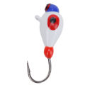 Ice fishing jigs set 5 Pcs Winter Ice Fishing Jigs Kit Hooks Lures for Bass Perch Crappie Micro 5MM Ice Fishing Gear.