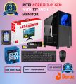 Intel Core i3 3th Generation RAM 8GB HDD 500GB Graphics 2GB Built in Gaming PC Win 10 64 Bit And 'Monitor 17 inch' Keyboard & Mouse Full NEW Desktop Computer Set. 