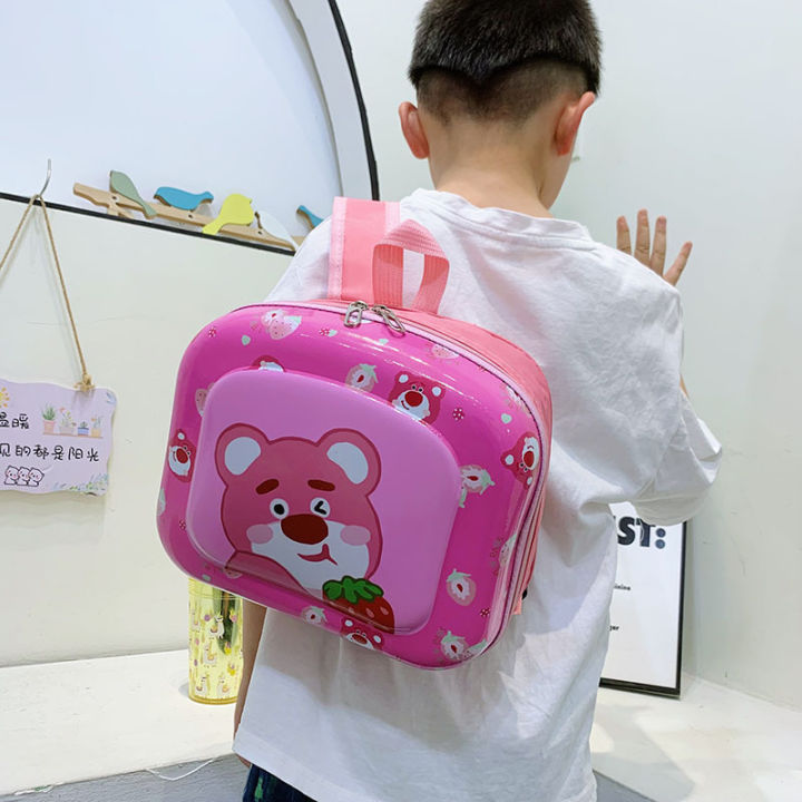 2023%20New%20Children's%20School%20Season%20Kindergarten%20School%20Bag%20Cute%20Cartoon%20Strawberry%20Bear%202-6%20Years%20Old%20Boy%20and%20Girl%20Backpack%20-%20Image%203