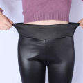 Faux Leather PU Pants Plus Size XL-5XL High Waist Pencil Pant Women Trousers Casual Skinny Elastic Stretch Pencil Pants.