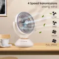 Jy Super JY-2570 🔥 15+ Hours Backup | 7200mAh Battery | Silent Rechargeable AC/DC Fan 🔋.