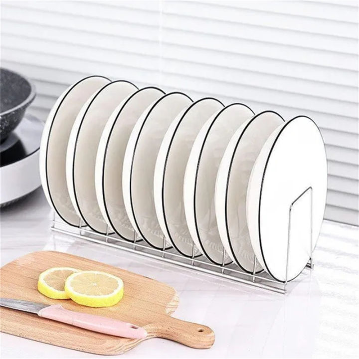 Stainless%20Steel%20Kitchen%20Organizer%20Dish%20Rack%20Household%20Kitchen%20Drainage%20Rack%20Cooking%20Dish%20Pan%20Cover%20Stand%20Kitchen%20Accessories%20-%20Image%203