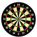 Black And White Dart Board 15". 