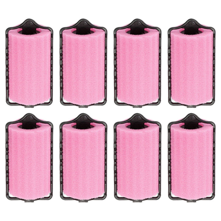 8Pcs/Set Foam Cushion Hair Rollers Soft Flexible Styling Curlers Heatless Foam Hairdressing Curlers for Home Barber Hair Salon