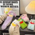Winter Kawaii Fluffy Socks Kids Adult Cartoon Pattern Floor Socks Fleece Sleep Home Snow Stockings Thickened Warm Carpet Socks.