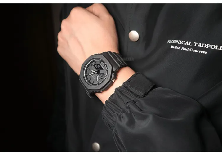 Ready Stock) G GA2100 Men Watch Sport Watch Dual Time