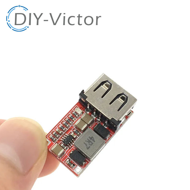 RED PCB Efficiency 97.5% Buck Module 5V 3Amp BUCK Adapters DC DC Step Down 6-24V 12V 24V To 5V 3A Buck Converter USB Phone Charger Step Down Adapters