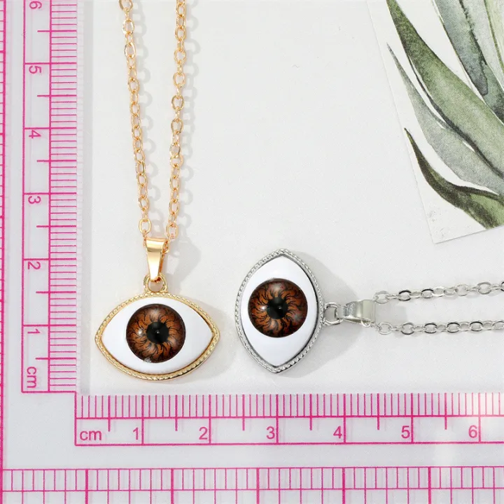 Wholesale%203D%20evil%20eye%20necklace%20pendant%20chains%20gold%20plated%20silver%20plated%20red%20evil%20eye%20decor%20jewelry%20man%20or%20woman%20necklace%20-%20Image%204