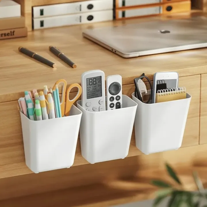 2PCS%20Multifunctional%20Portable%20Office%20Cabinet%20Door%20Desk%20Wall%20Mounted%20Storage%20Box%20Bathroom%20Toiletries%20Storage%20Rack%20Organizer%20Holder%20with%20Hooks%20-%20Image%203