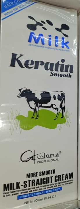 Milk Keratin Smooth Milk Straight Cream Weight - 1000 ml