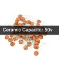 25Pcs- Ceramic Capacitor 4.7pF 50v Ceramic Disc Capacitor. 