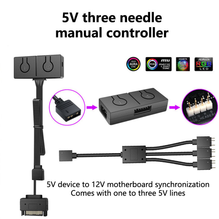 3 pin fan to 4 pin rgb