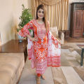 Cotton, Afsan Print, Unstitched High Quality Three Piece, Exclusive For Women - Dress For Girls - 3 Pice Dress - Three Piece.