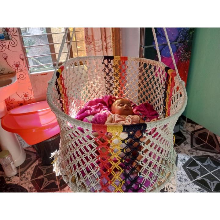 Dolna - Baby Cardle Jute Made Dolna for Babies Made in Bangladesh