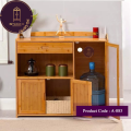 Andormahal Crockery Cabinet Kitchen Storage Cabinet Glass View (MDF). 