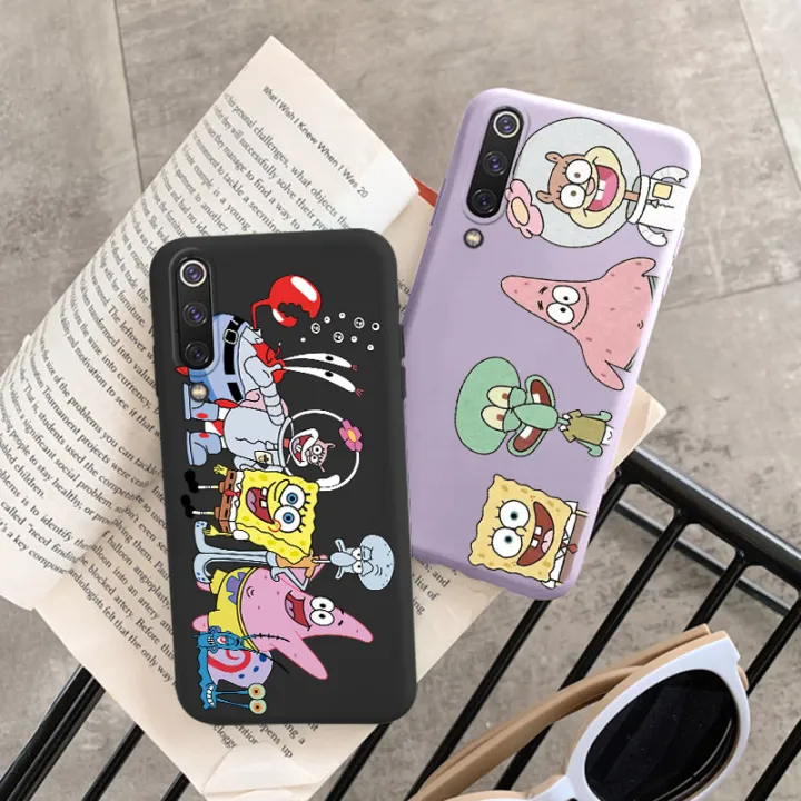 Funny%20Cartoon%20SpongeBob%20SquarePants%20Phone%20Case%20for%20Xiaomi%20Mi%209%20Mi9%20Lite%20A3%20Cute%20Patrick%20Star%20Silicone%20TPU%20Soft%20Color%20Back%20Cover%20-%20Image%205