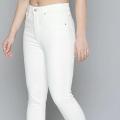 stylish fashionable denim jeans pants for ladies. 