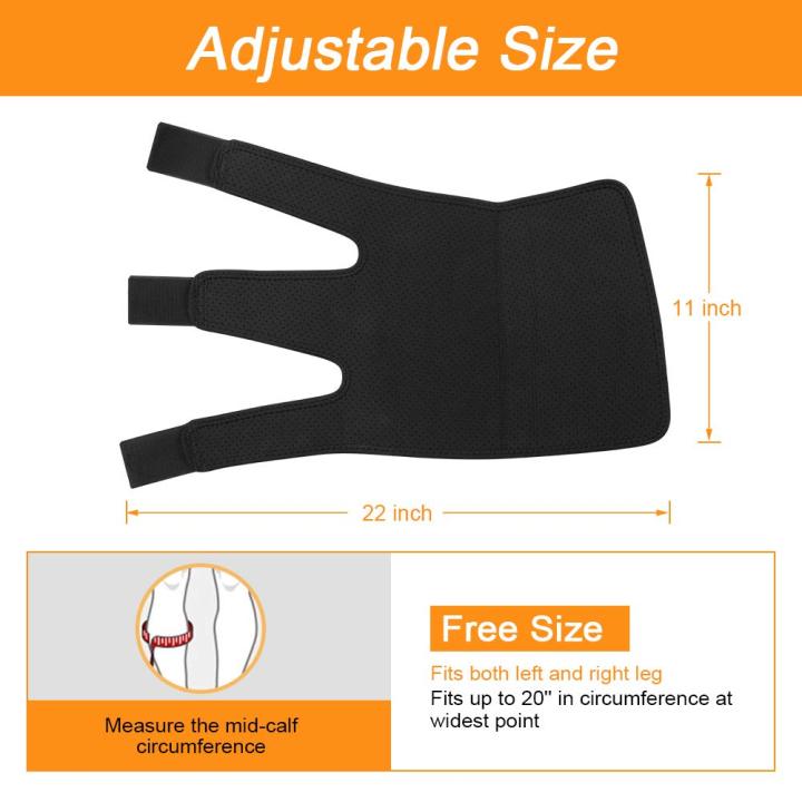 Calf%20Brace%20Adjustable%20Shin%20Splint%20Support%20Sleeve%20Leg%20Compression%20Wrap%20for%20Pulled%20Calf%20Muscle%20Pain%20Strain%20Injury,%20Swelling,%20Fits%20Men%20and%20Women%20-%20Image%207