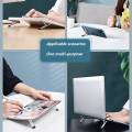 Portable Invisible Laptop Stand-2PCS,SUNTAIHO Mini Aluminum Cooling Pad,Computer Keyboard Mount Kickstand,Ergonomic Lightweight Laptop Desk Stand for 12-17 Inches Tablet&Laptop.